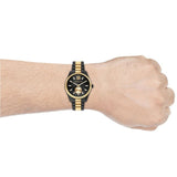  Shop Authentic Michael Kors Lexington Quartz Black Dial Two Tone Steel Strap Watch For Men - MK8948 - Luxxuri