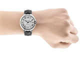  Shop Authentic Cartier Ballon Bleu de Cartier Silver Dial Black Leather Strap Watch for Men - WSBB0026 - Luxxuri