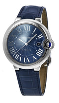  Shop Authentic Cartier Ballon Bleu De Cartier Blue Dial Blue Leather Strap Watch for Men - WSBB0027 - Luxxuri