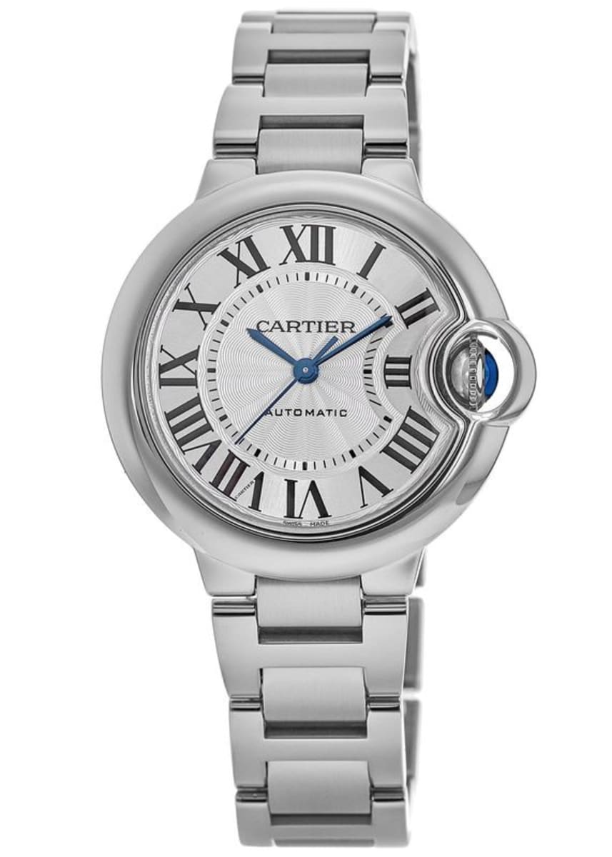  Shop Authentic Cartier Ballon Bleu De Cartier Silver Dial Silver Steel Strap Watch for Women - WSBB0044 - Luxxuri