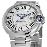  Shop Authentic Cartier Ballon Bleu De Cartier Silver Dial Silver Steel Strap Watch for Women - WSBB0044 - Luxxuri