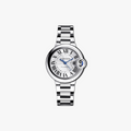  Shop Authentic Cartier Ballon Bleu De Cartier Silver Dial Silver Steel Strap Watch for Women - WSBB0044 - Luxxuri