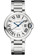  Shop Authentic Cartier Ballon Bleu De Cartier Silver Dial Silver Steel Strap Watch for Women - WSBB0048 - Luxxuri