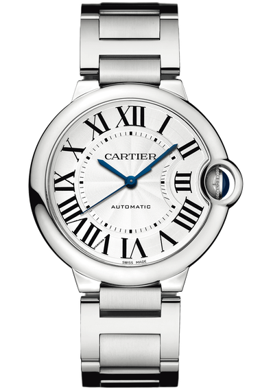  Shop Authentic Cartier Ballon Bleu De Cartier Silver Dial Silver Steel Strap Watch for Women - WSBB0048 - Luxxuri