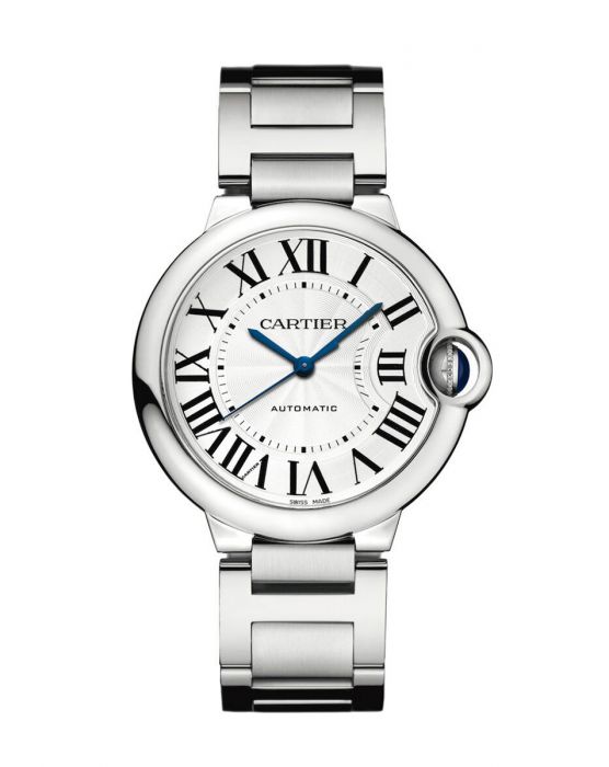  Shop Authentic Cartier Ballon Bleu De Cartier Silver Dial Silver Steel Strap Watch for Women - WSBB0048 - Luxxuri