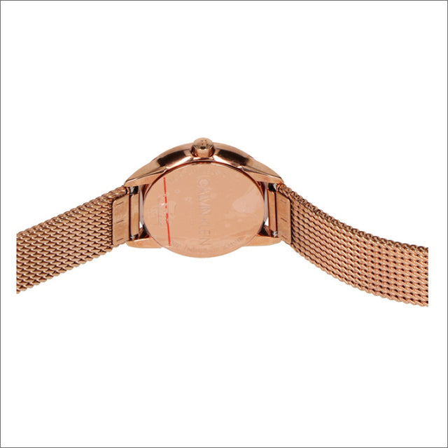 Shop Authentic Calvin Klein Minimal White Dial Rose Gold Mesh Bracelet Watch for Women - K3M23626 - Luxxuri