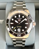  Shop Authentic Tag Heuer Aquaracer Professional 300 Automatic Black Dial Silver Steel Strap Watch for Men - WBP201A.BA0632 - Luxxuri