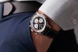  Shop Authentic Breitling Top Time B01 Deus Black Dial Black Leather Strap Watch for Men - AB01765A1B1X1 - Luxxuri