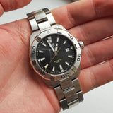  Shop Authentic Tag Heuer Aquaracer Black Dial Watch for Men - WBD1110.BA0928 - Luxxuri