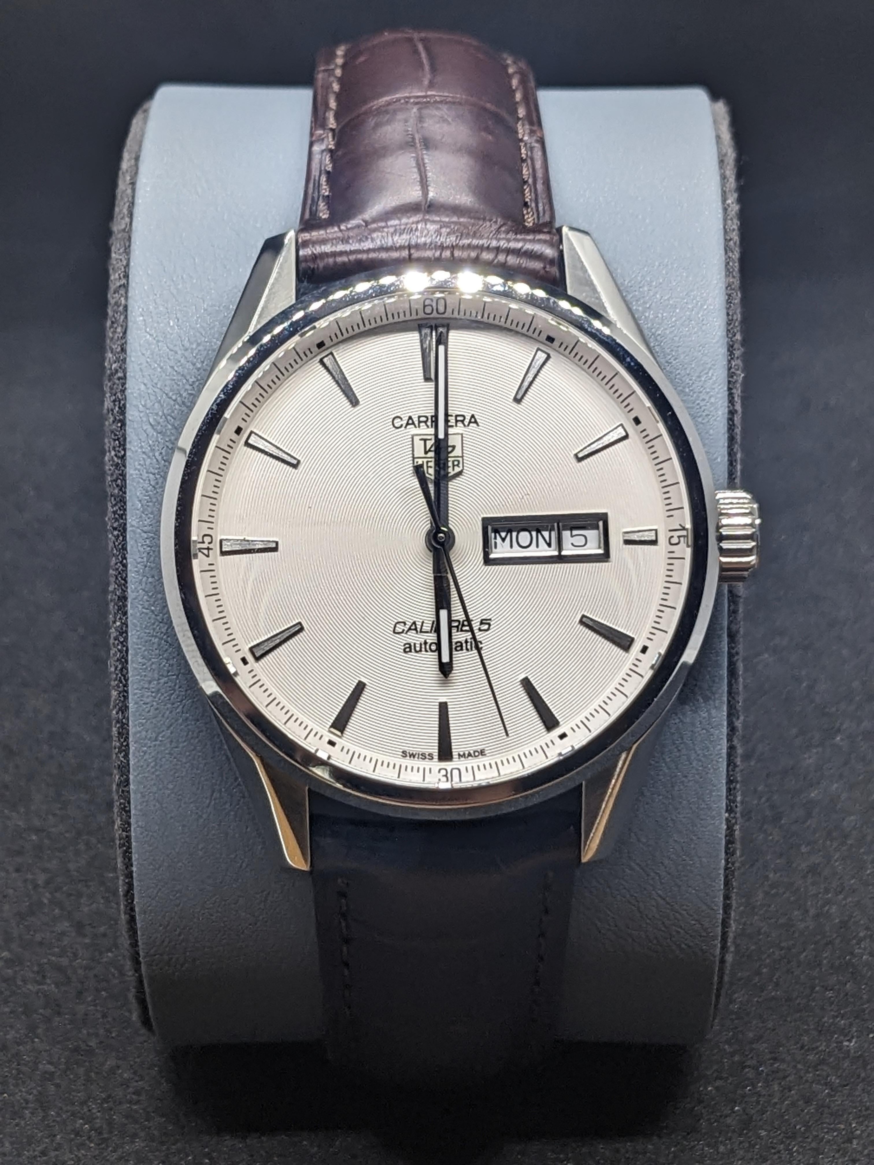 Tag Heuer Carrera Silver Dial Watch for Men - WAR201B.FC6291
