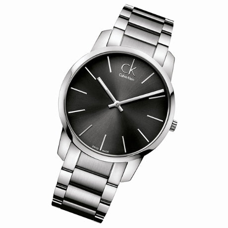  Shop Authentic Calvin Klein City Black Dial Silver Steel Strap Watch for Men - K2G21161 - Luxxuri