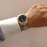  Shop Authentic Tag Heuer Aquaracer Quartz Black Dial Silver Steel Strap Watch for Men - WAY1110.BA0928 - Luxxuri