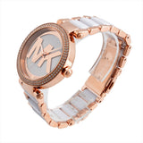  Shop Authentic Michael Kors Parker White Dial Two Tone Steel Strap Watch for Women - MK6365 - Luxxuri