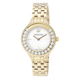  Shop Authentic Swarovski Lovely Crystals White Dial Gold Steel Strap Watch for Women - 5242895 - Luxxuri