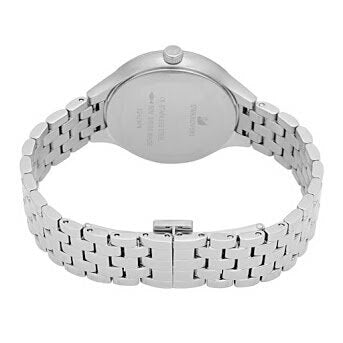  Shop Authentic Swarovski Lovely Crystals Mini White Dial Silver Steel Strap Watch for Women - 5242901 - Luxxuri