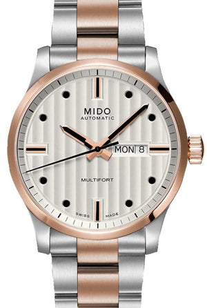  Shop Authentic Mido Multifort Automatic Silver Dial Two Tone Steel Strap Watch For Men - M005.430.22.031.80 - Luxxuri