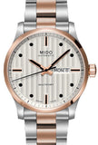  Shop Authentic Mido Multifort Automatic Silver Dial Two Tone Steel Strap Watch For Men - M005.430.22.031.80 - Luxxuri