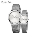 Shop Authentic Calvin Klein Minimal SIlver Dial Silver Mesh Bracelet Watch for Women - K3M221Y6 - Luxxuri