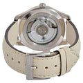 Shop Authentic Gucci G Timeless Automatic Silver Dial Beige Leather Strap Watch For Men - YA126348 - Luxxuri