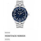  Shop Authentic Movado Heritage Calendoplan Blue Dial Silver Steel Strap Watch For Men - 3650094 - Luxxuri