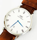  Shop Authentic Daniel Wellington Dapper St Mawes White Dial Brown Leather Strap Watch For Men - DW00100087 - Luxxuri