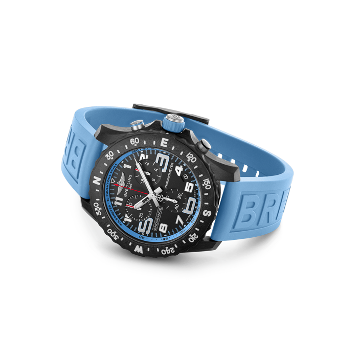  Shop Authentic Breitling Endurance Pro Black Dial Light Blue Rubber Strap Watch for Men - X82310281B1S1 - Luxxuri