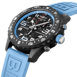  Shop Authentic Breitling Endurance Pro Black Dial Light Blue Rubber Strap Watch for Men - X82310281B1S1 - Luxxuri