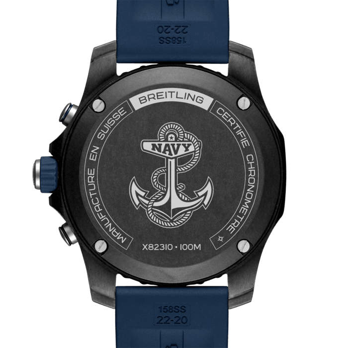  Shop Authentic Breitling Endurance Pro United States Naval Academy Black Dial Blue Rubber Strap Watch for Men - X823103C1B1S1 - Luxxuri