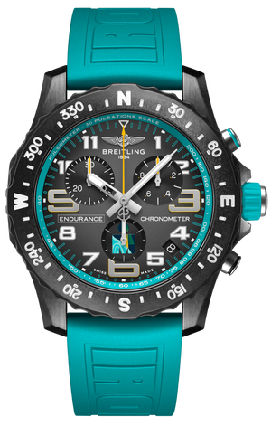  Shop Authentic Breitling Endurance Pro Ironman 70.3 World Championship Grey Dial Turquoise Rubber Strap Watch for Men - X823105C1M1S1 - Luxxuri