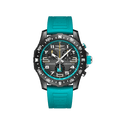 Breitling Endurance Pro Ironman 70.3 World Championship Grey Dial Turquoise Rubber Strap Watch for Men - X823105C1M1S1