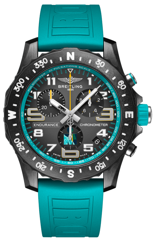  Shop Authentic Breitling Endurance Pro Ironman 70.3 World Championship Grey Dial Turquoise Rubber Strap Watch for Men - X823105C1M1S1 - Luxxuri