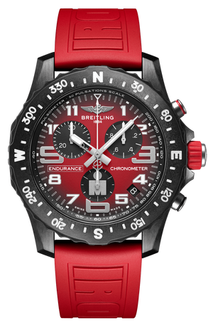  Shop Authentic Breitling Endurance Pro Ironman Red Dial Red Rubber Strap Watch for Men - X823109A1K1S1 - Luxxuri