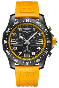 Breitling Endurance Pro Black Dial Yellow Rubber Strap Watch for Men - X82310A41B1S1