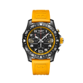 Breitling Endurance Pro Black Dial Yellow Rubber Strap Watch for Men - X82310A41B1S1