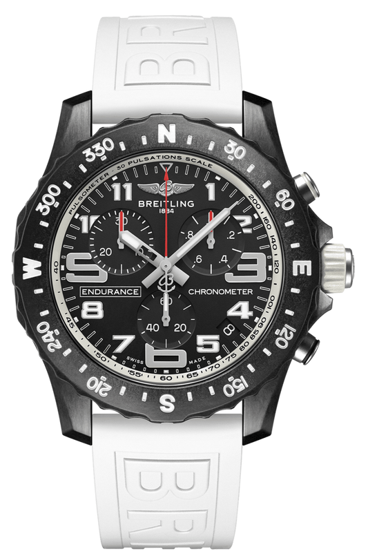  Shop Authentic Breitling Endurance Pro Black Dial White Rubber Strap Watch for Men - X82310A71B1S1 - Luxxuri