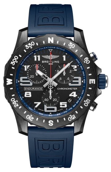  Shop Authentic Breitling Endurance Pro Black Dial Blue Rubber Strap Watch for Men - X82310D51B1S1 - Luxxuri