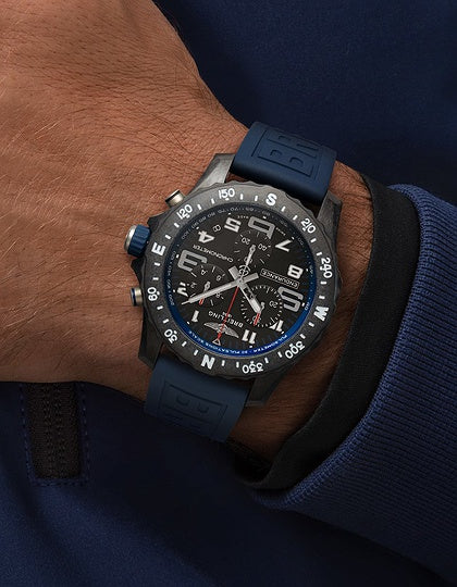  Shop Authentic Breitling Endurance Pro Black Dial Blue Rubber Strap Watch for Men - X82310D51B1S1 - Luxxuri