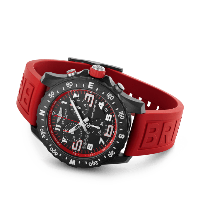  Shop Authentic Breitling Endurance Pro Black Dial Red Rubber Strap Watch for Men - X82310D91B1S1 - Luxxuri