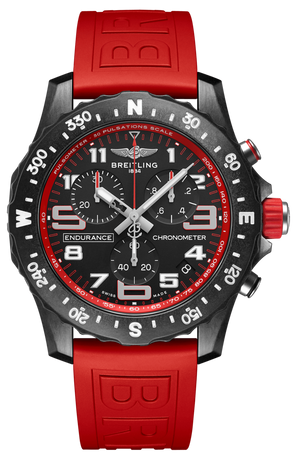  Shop Authentic Breitling Endurance Pro Black Dial Red Rubber Strap Watch for Men - X82310D91B1S1 - Luxxuri