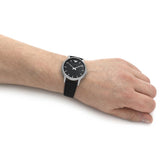  Shop Authentic Emporio Armani Classic Quartz Black Dial Black Leather Strap Watch For Men - AR1692 - Luxxuri