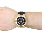  Shop Authentic Michael Kors Dylan Chronograph Black Dial Black Rubber Strap Watch for Men - MK8445 - Luxxuri