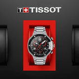  Shop Authentic Tissot T Race Moto GP Limited Edition Chronograph Black Dial Silver Steel Strap Watch for Men - T141.417.11.057.00 - Luxxuri