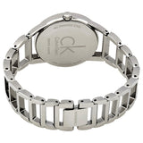  Shop Authentic Calvin Klein Stately Black Dial Silver Steel Strap Watch for Women - K3G23121 - Luxxuri