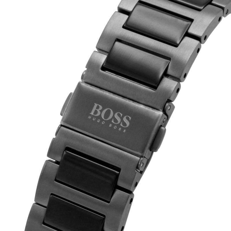  Shop Authentic Hugo Boss Peak Black Dial Black Steel Strap Watch for Men - 1513814 - Luxxuri