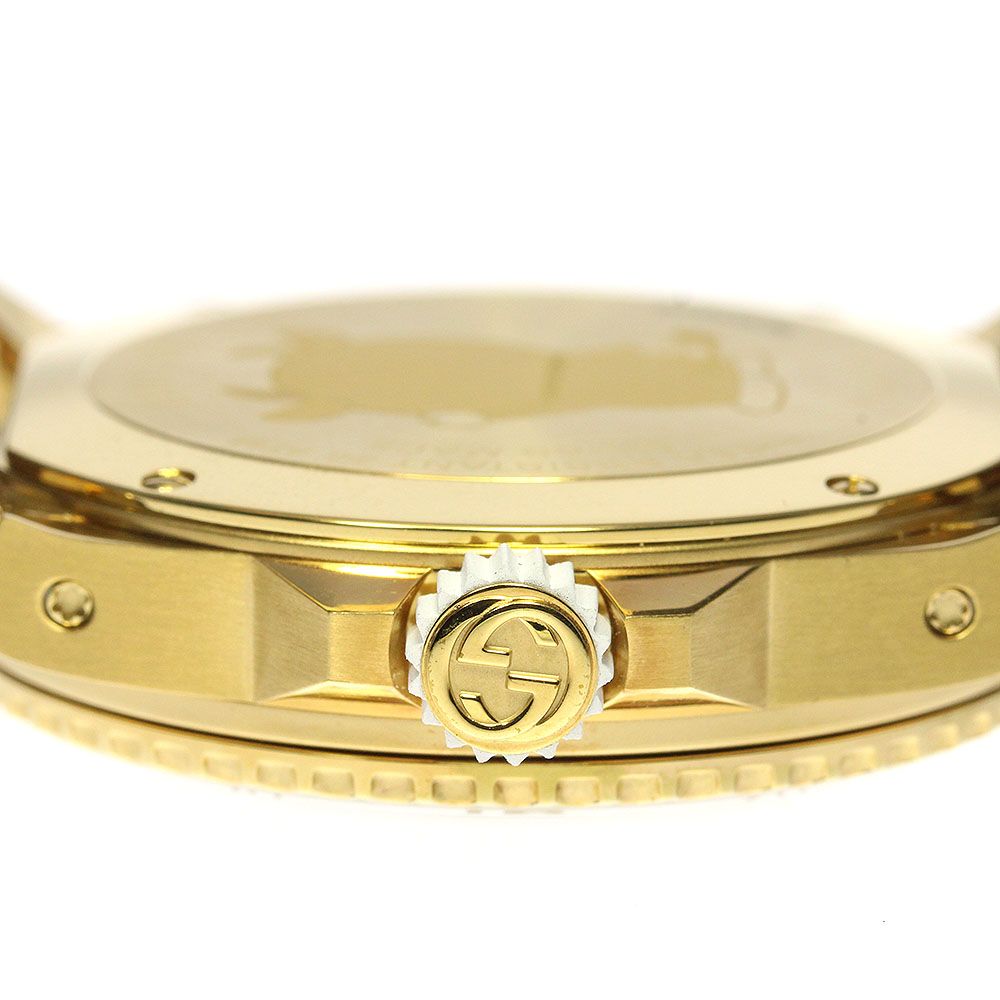  Shop Authentic Gucci Dive Doraemon Brown Dial Brown Leather Strap Watch For Men - YA136334 - Luxxuri