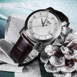  Shop Authentic Tissot T Classic Bridgeport Silver Dial Brown Leather Strap Watch For Men - T097.410.16.038.00 - Luxxuri