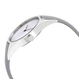  Shop Authentic Calvin Klein Rebel Grey Dial Grey Leather Strap Watch for Women - K8P231Q4 - Luxxuri