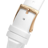  Shop Authentic Michael Kors Runway Quartz White Dial White Rubber Strap Watch For Women - MK6853 - Luxxuri