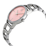  Shop Authentic Calvin Klein Stately Pink Mother of Pearl Dial Silver Steel Strap Watch for Women - K3G2312E - Luxxuri