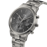  Shop Authentic Daniel Wellington Iconic Link Chronograph Grey Dial Grey Steel Strap Watch for Men - DW00100643 - Luxxuri